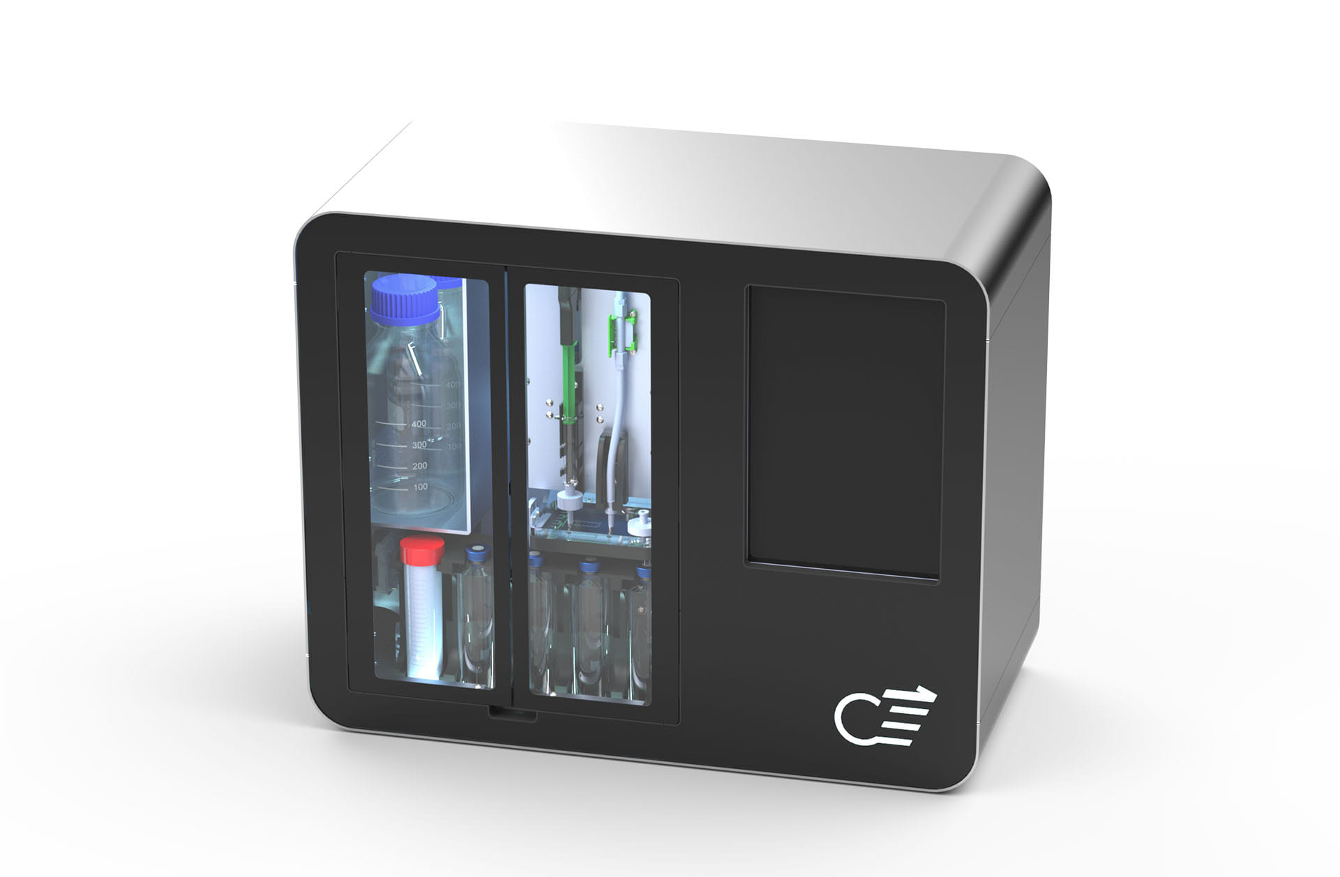 CellEctric Gerät, Seitenansicht